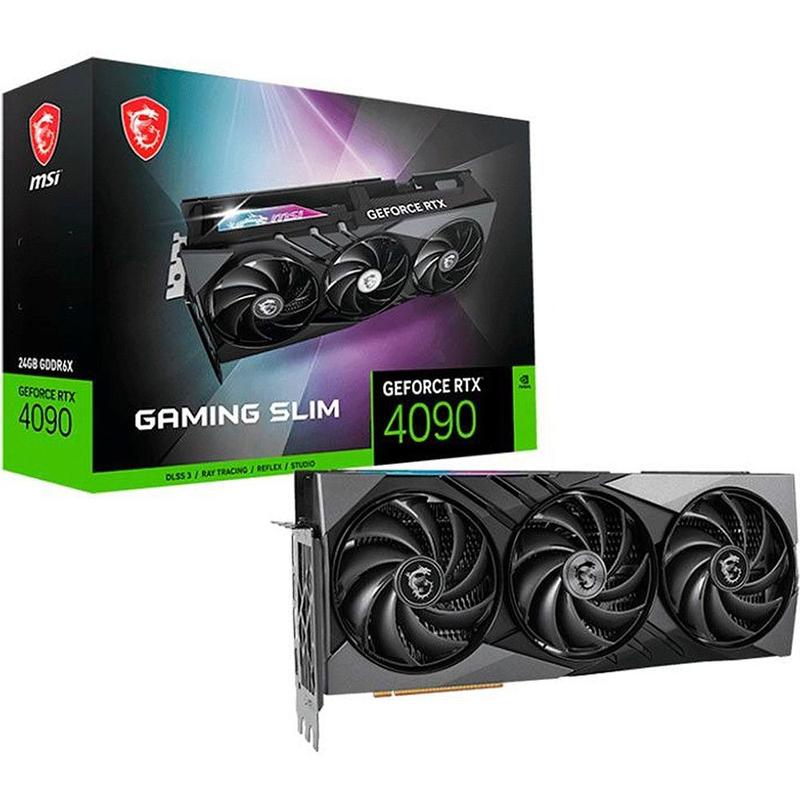 Imagem do produto Placa de Vídeo MSI GeForce RTX 4090 Gaming X Slim 24GB GDDR6X 384 bits em Magazine Luiza